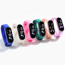 

Watch for Kids LED Display Electronic Digital Watch Waterproof Sports Silicone Anti-drop Watch for Boys Girl Reloj