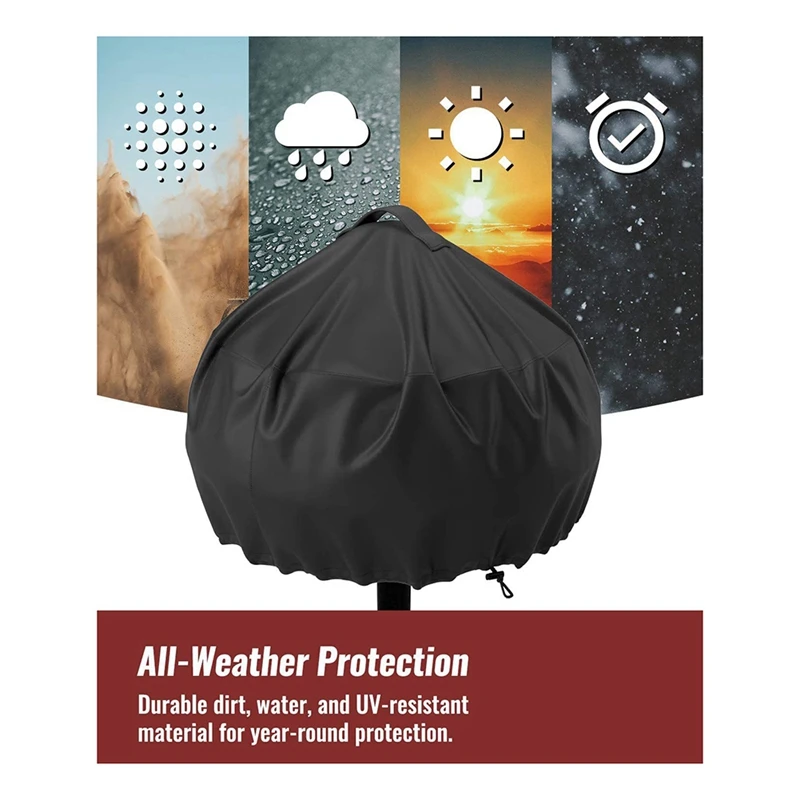 BBQ cover outdoor electric grill cover waterproof grill Bbq black 1 PCS bbq cover