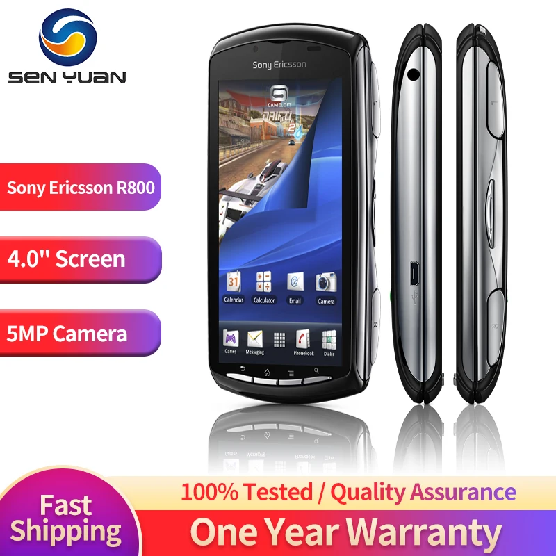 

Original Sony Ericsson Xperia PLAY Z1i R800i 3G Mobile Phone 4.0'' 5MP R800 Android OS PSP Game Smartphone WiFi A-GPS Cellphone