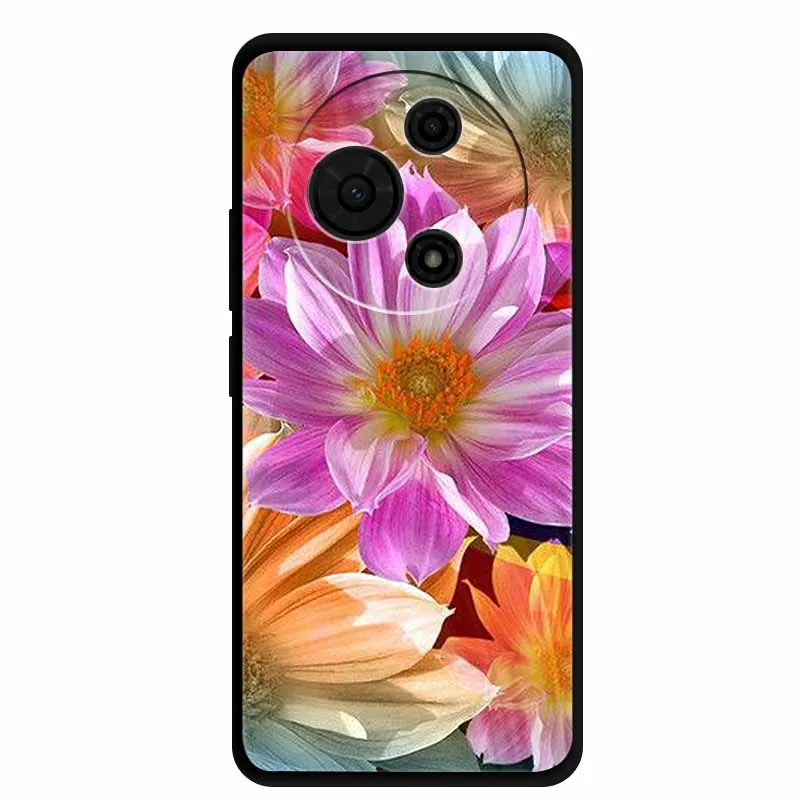 Luxury Rose Fashion Shockproof Silicone Soft TPU Phone Case Cover