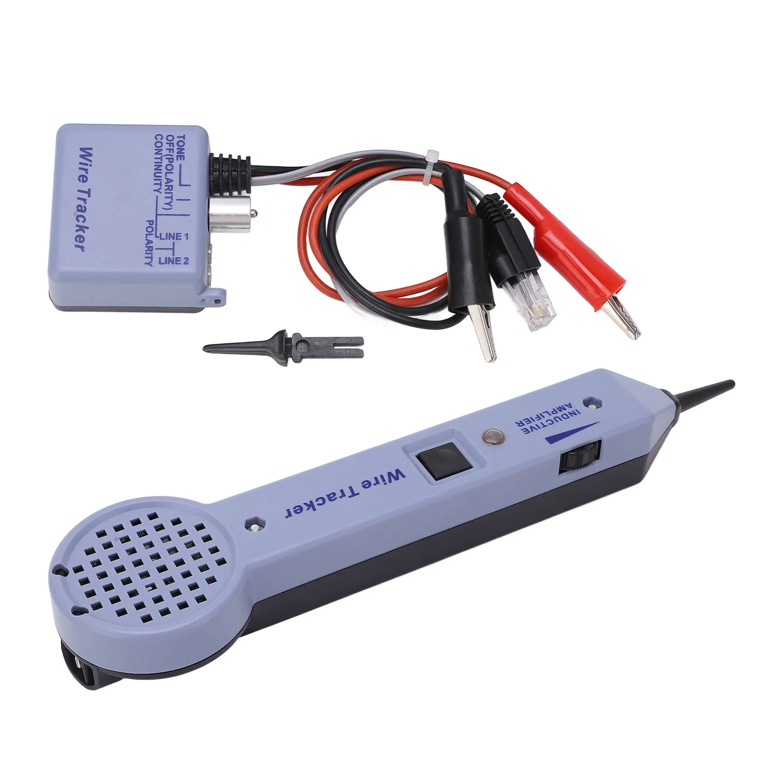 Tone Tracing Tester Network Cable Tracing Tester Kit Audio Adjustable Induction Amplifier Cable Toner Detector Wire Tracer Kit network cable tester