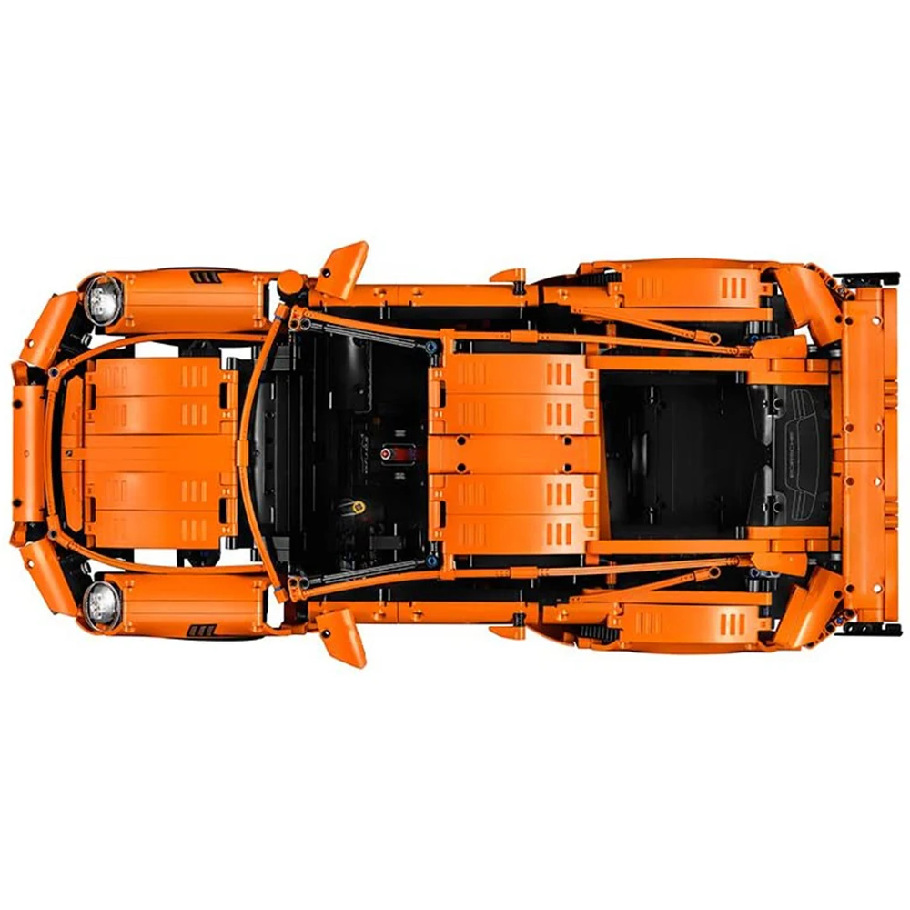 1:8 911 GT3 RS 블록 기술 자동차 MOC 브릭 모델 빌딩 키트, 성인용 호환 42056 건설 장난감, 크리스마스 선물