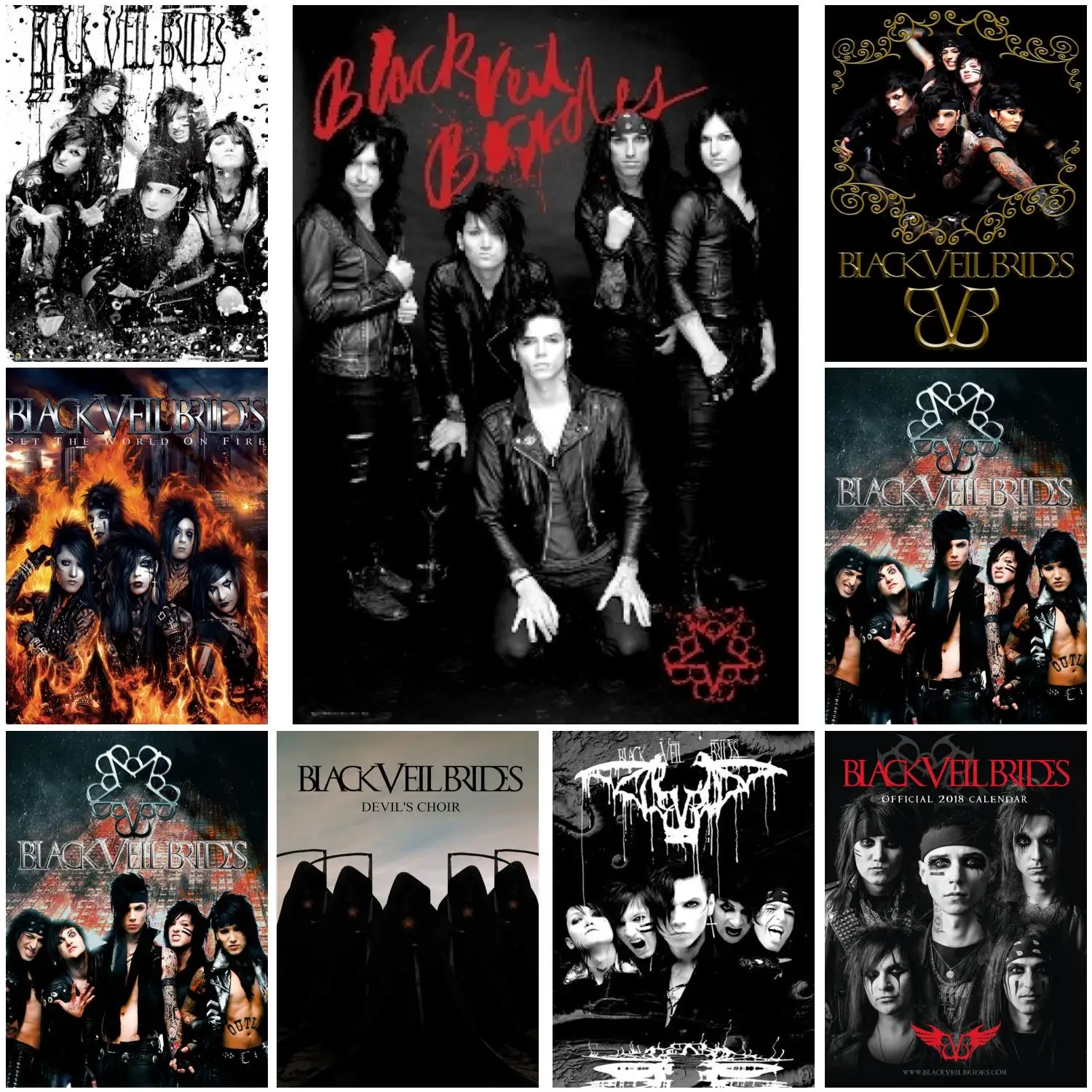 Black Veil Brides Set The World On Fire Wallpaper