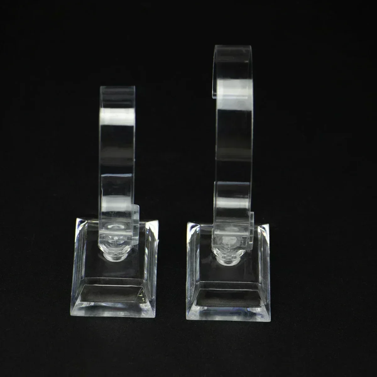 Clear Plastic Watch Jewelry Display Rack C-ring Transparent Bracket Counter Display Rack Watch Bracelet Props