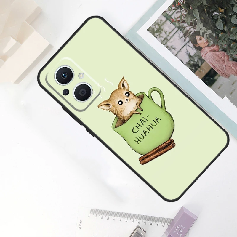 Chihuahua Floral Design Dog-Themed Phone Case