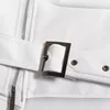 White Leather Jacket Men Fashion Solid Long Sleeve Turn-down Collar Mens Coat 4