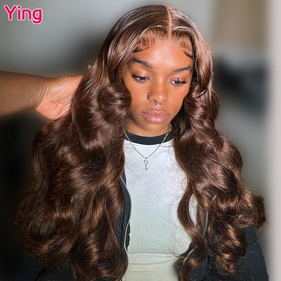 

Ying 34 Inch 5x5 Transparent Lace Wig Chocolate Brown Body Wave 13x6 Lace Front Wig 13x4 Lace Front Wig Human Hair PrePlucked