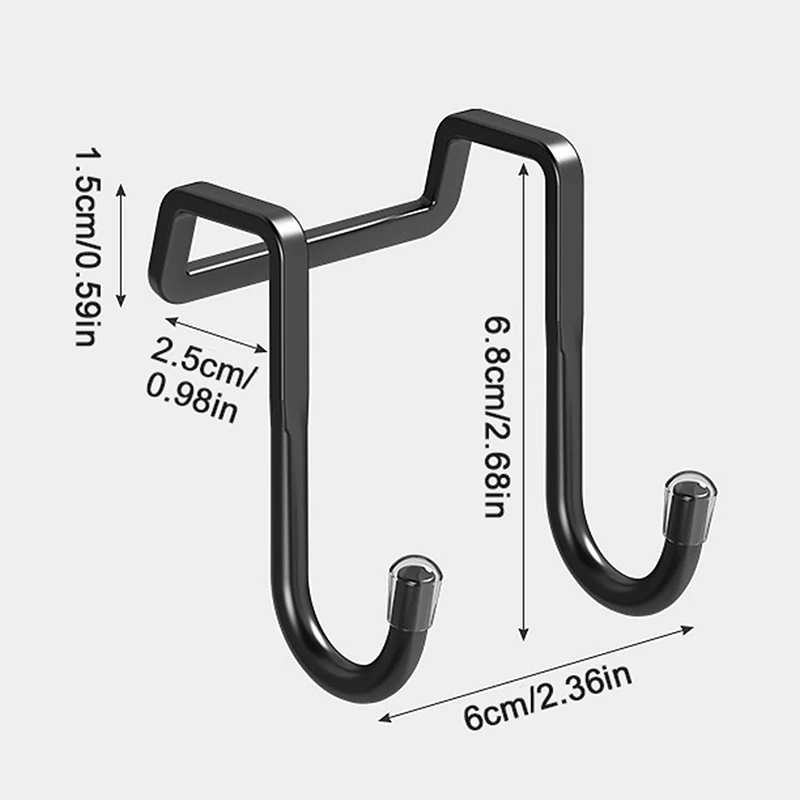 1/3/5PCS Hooks Door Hook S-shaped Towel Bag Hook Stainless Steel Cabinet Hooks Kitchen Bathroom Home Storage Organization