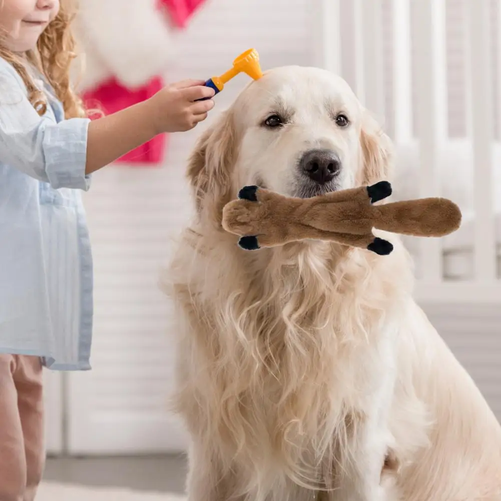 

Chew Toy for Dogs Pet Toy for Dogs Interactive Plush Sound Toy Engage Pet Promote Dental Health Reduce Vandalism