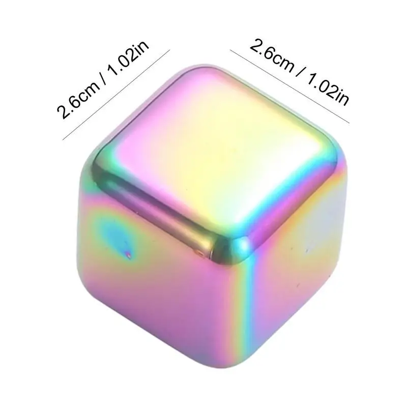 304 Durable Reusable Odorless Whiskey Ice Cubes Stainless Steel Chilling Rocks For Drinks Whiskey Vodka Liqueurs Wine Chiller
