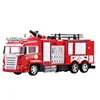 Large Size Fall Resistant Electric Remote Control Fire Truck Toy Set Children Simulation Sprinkler Engineering Car Boy Toy Gift 6