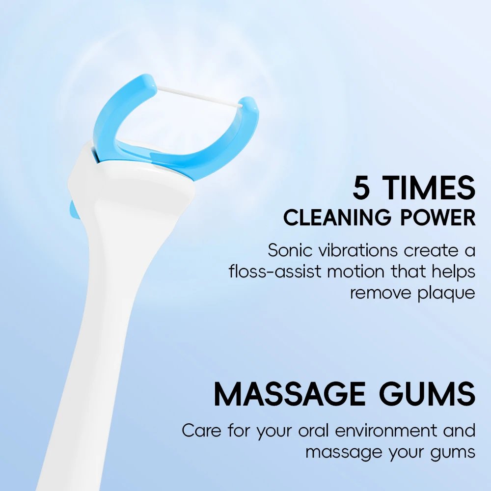 Compatible with Philips Sonicare Electric Toothbrush Handle Replacement Flosser Brush Heads, 20 Pcs Flosser Head for Teeth Clean