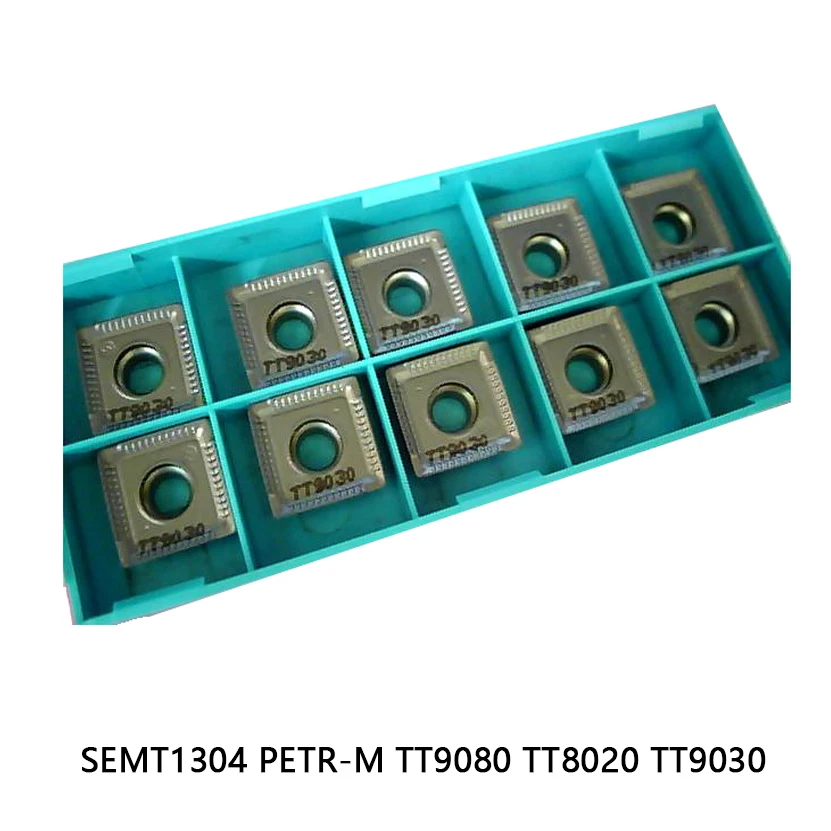 

Оригинальный 10 шт./кор. семт 1304 SEMT1304 PETR-M TT9080 TT8020 TT9030 токарный станок с ЧПУ лезвие вставки карбида токарные инструменты для резки