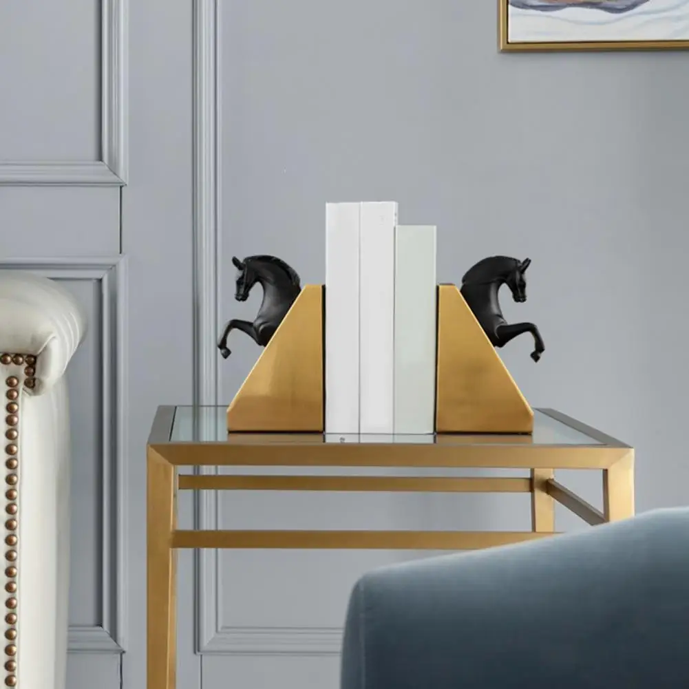 

Bookshelf Alloy Bookends Universal Eco-friendly Stylish Office Useful Book End Supports