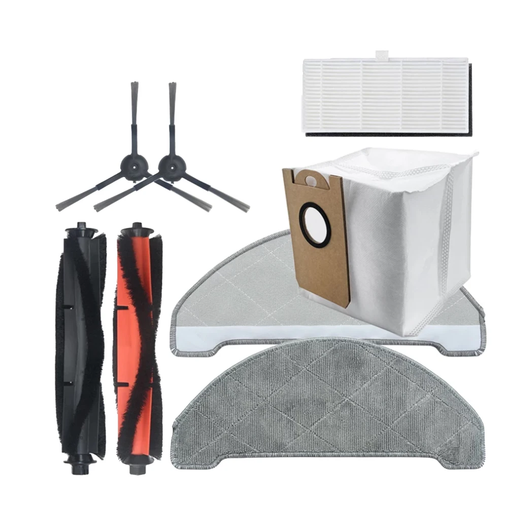

Main Brush Side Brush Hepa Filter Dust Bag Mop Cloths Accessories for S9 Robot Vacuum Cleaner Spare Parts