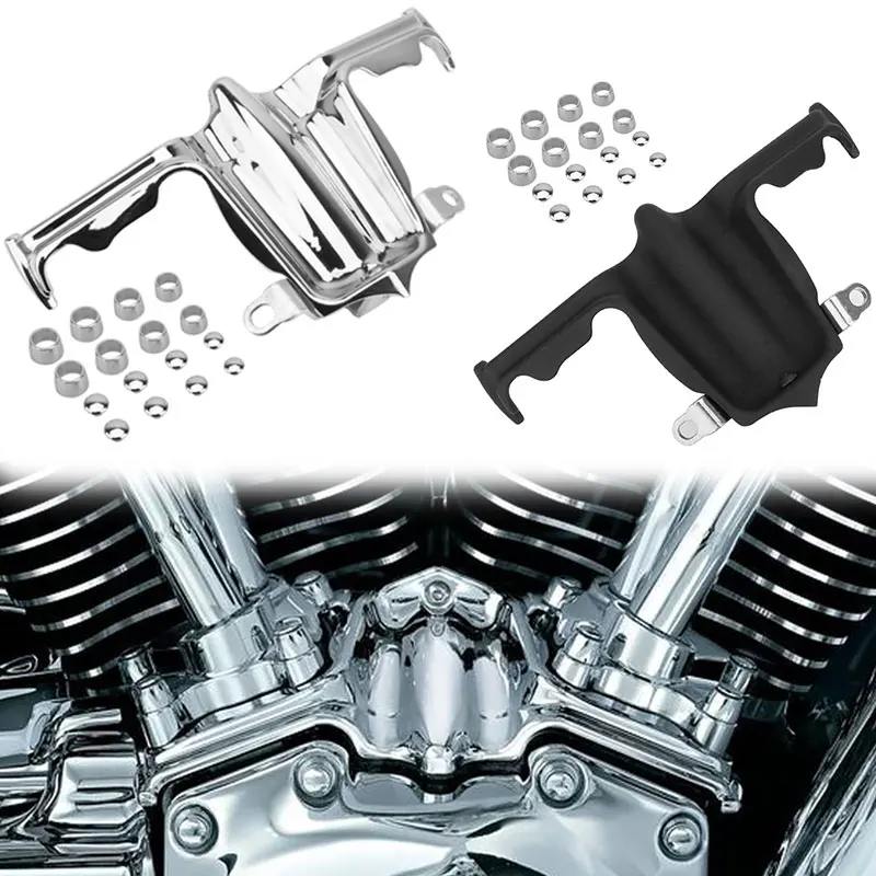 

Чехол хромированный черный для Harley Twin Cam Street Tri Glide Road King Street Glide Dyna breaker 00-17