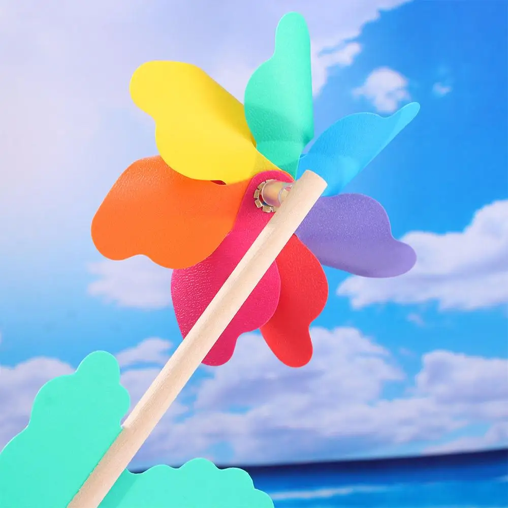Windmill Toys Colorful Windmill Wind Spinner for Home Garden Yard Decoration, garden art decor,wind spinner,garden windmill