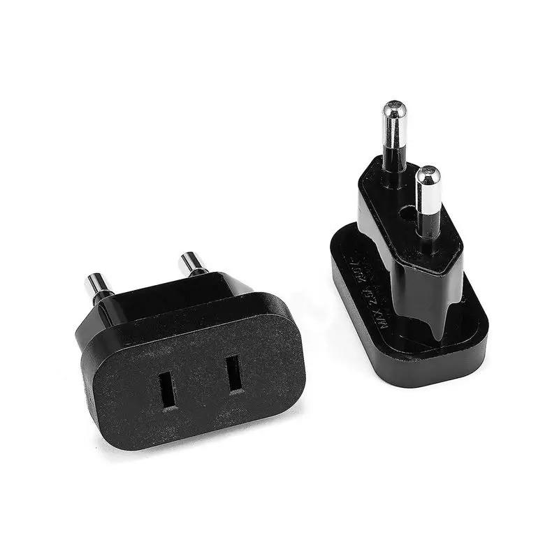 1/20pcs US to EU Plug Adapter Converter Electrical Sockets Travel Adapter Charger Outlet Wall Socket Plug Adapter Electrical Socket Power Socket Extension Sockets