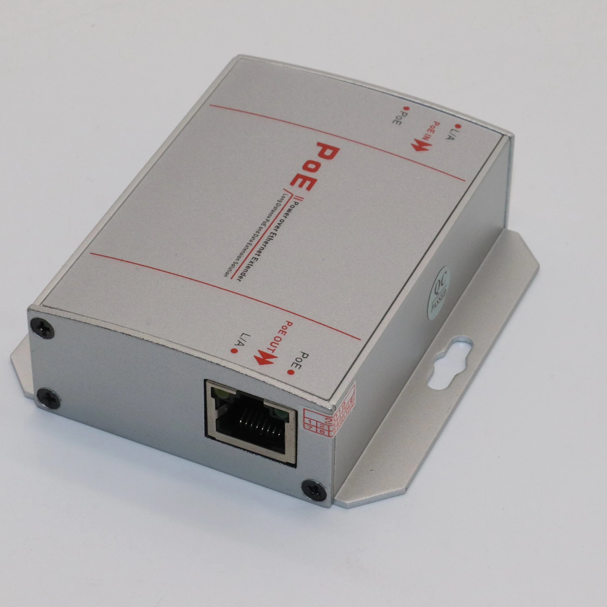 POE 익스텐더 2포트 100Mbps(IEEE 802.3af 표준 송신기 포함) NVR IP 카메라용 무선 AP DIY 1*입력 + 1*출력 200m