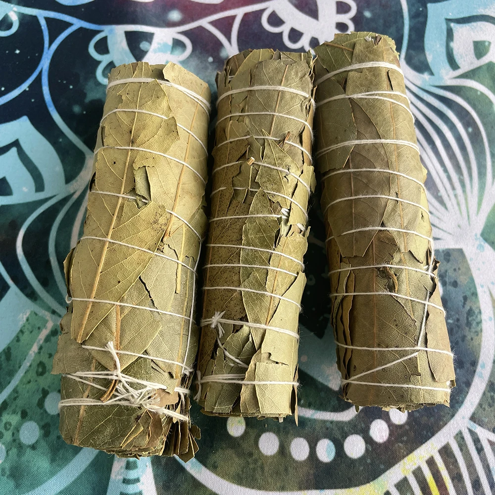 Bay Leaves Sage Smudge Stick Incenso Salvia-Bacchetta Alternativa Clesaning Kit Sbavature Stick 4 "Bundle