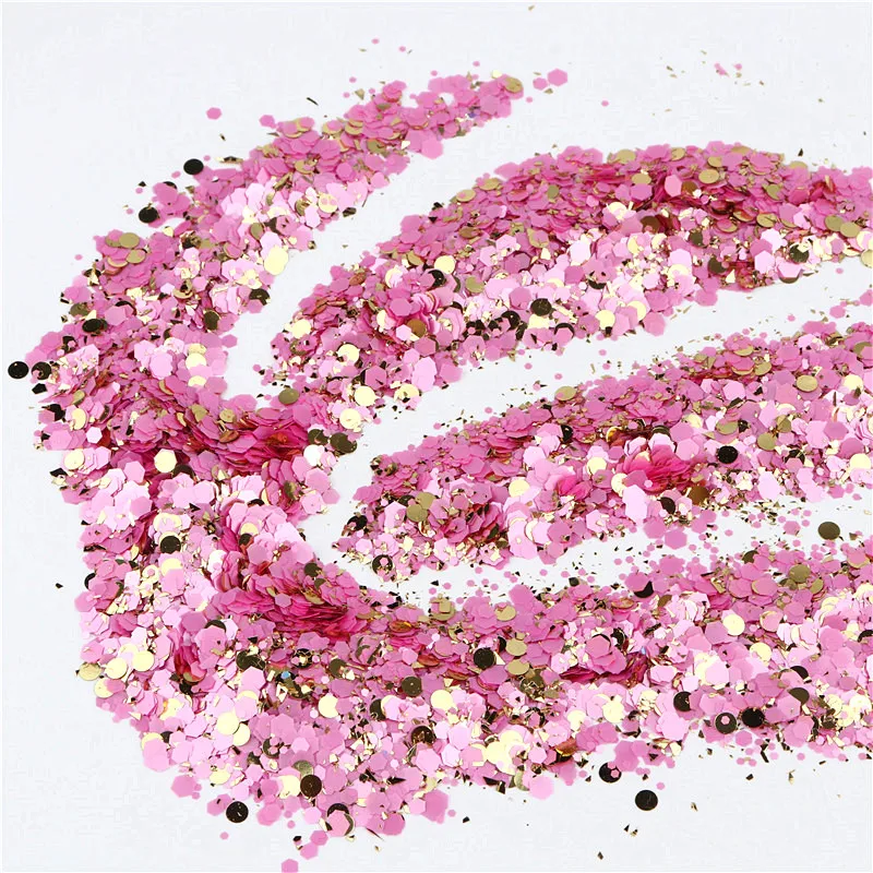 Mix Nail Art Glitter Sequins Hexagonal Pigment Powder Sequin Flakes Face Makeup Nail Accesoires For Manicure Design 1jar 10ml sequins for crafts,sequins accessories,nail art decor
