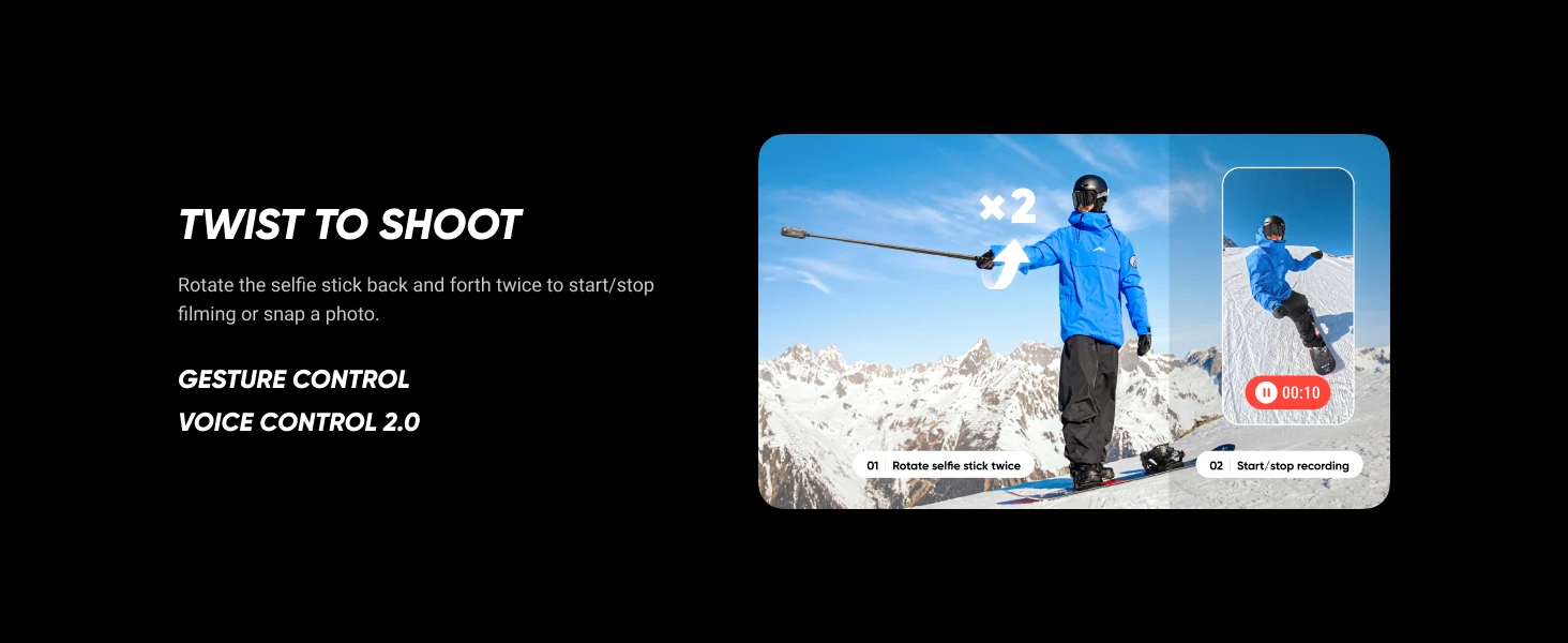 Insta360 X5 on stabilizer setup