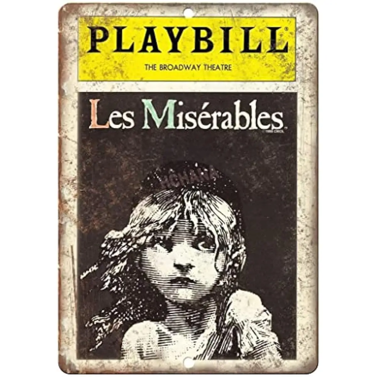 

Бродвейский театр Les Miserables, жестяной знак, винтажный настенный постер, металлический лист для детской таблички, домашний подарок