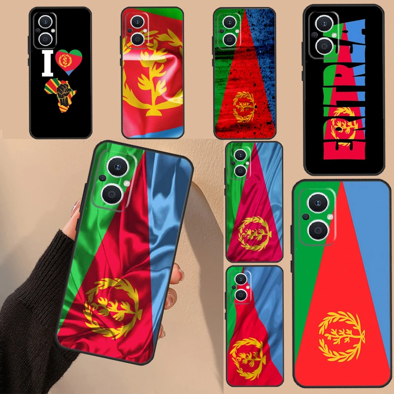 Eritrea Flag Funda Per Oppo Reno 7 Lite Reno 8 6 5 4 Lite 8T 2Z 4Z 5Z Trova X2 Lite X3 Neo X5 X6 Pro Case