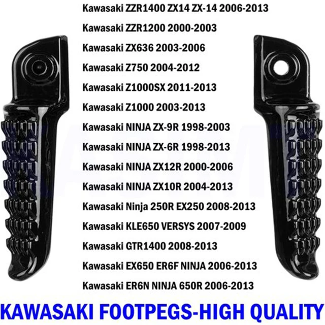 オートバイフットペグ 用 EX650 250 ZX6R ZX9R 用 ZX10R ZX12R ER6N