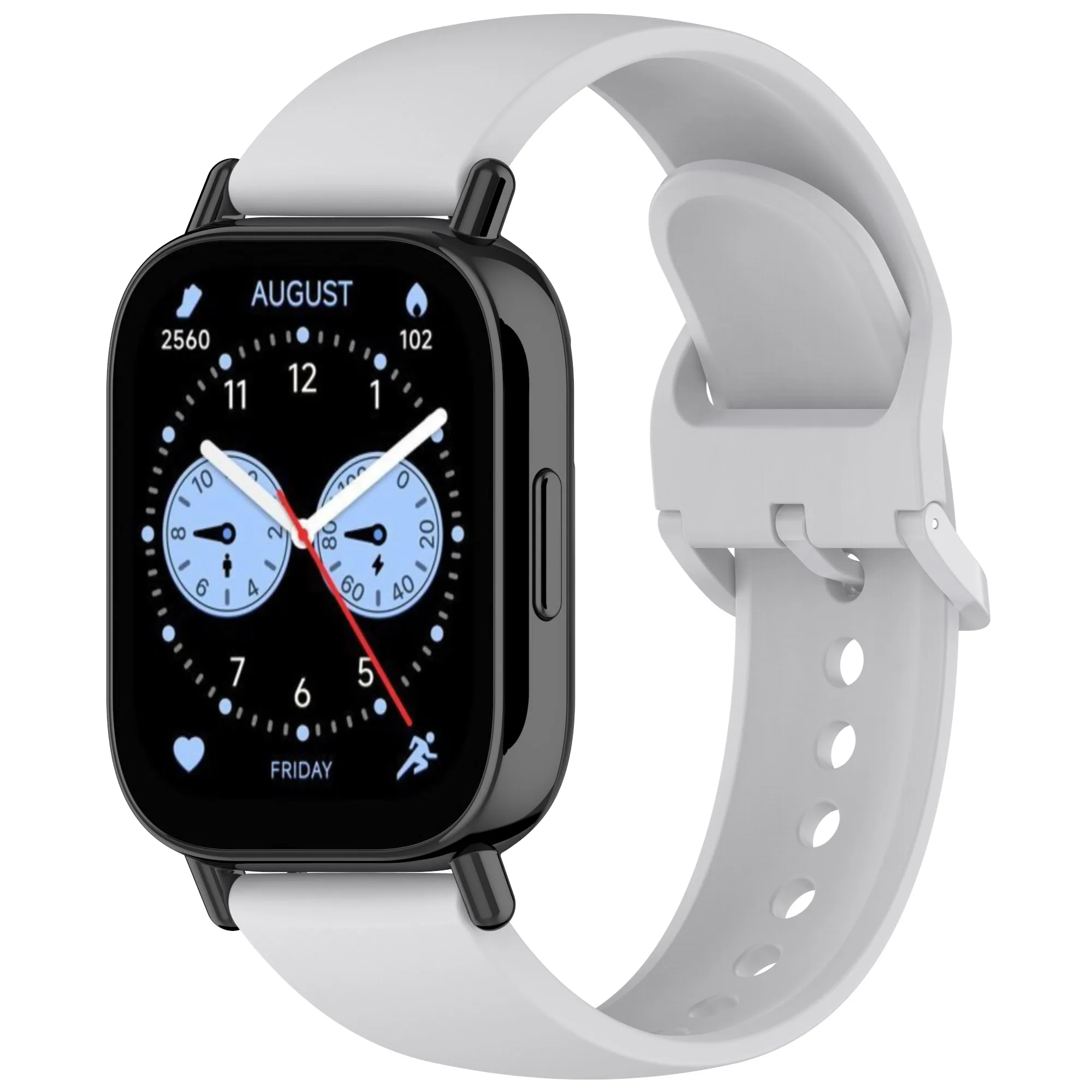Premium Silicone Watch Strap - High-Quality, Single-Color Wristband