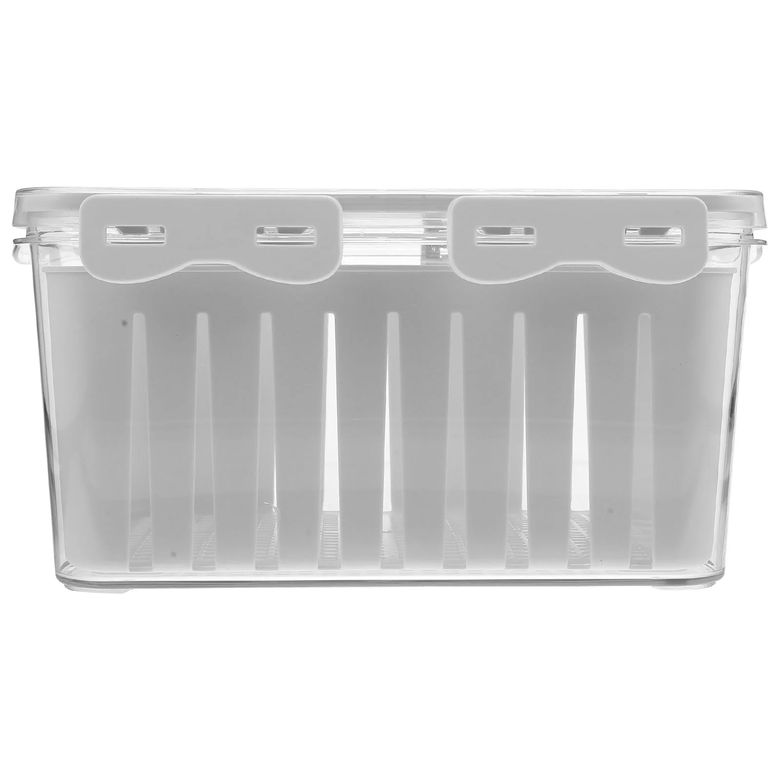 

Fruit Storage Containers Fridge Removable Colander Lid Airtight Food Storage Case Produce Saver Container Refrigerator Keep