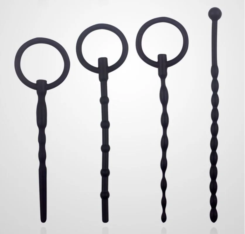 Penis Sex Toys 1 PC Soft Silicone Stretching Urethral Dilator Male Gay Sounding Penis Insert Plug Sound Catheter Tube Bdsm Sex Toys for Men