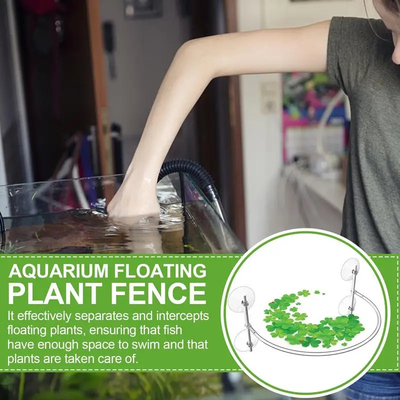 Floating Plant Corral Fish Feeding Ring Aquarium Filter for aquarium accessories aquarium water filter