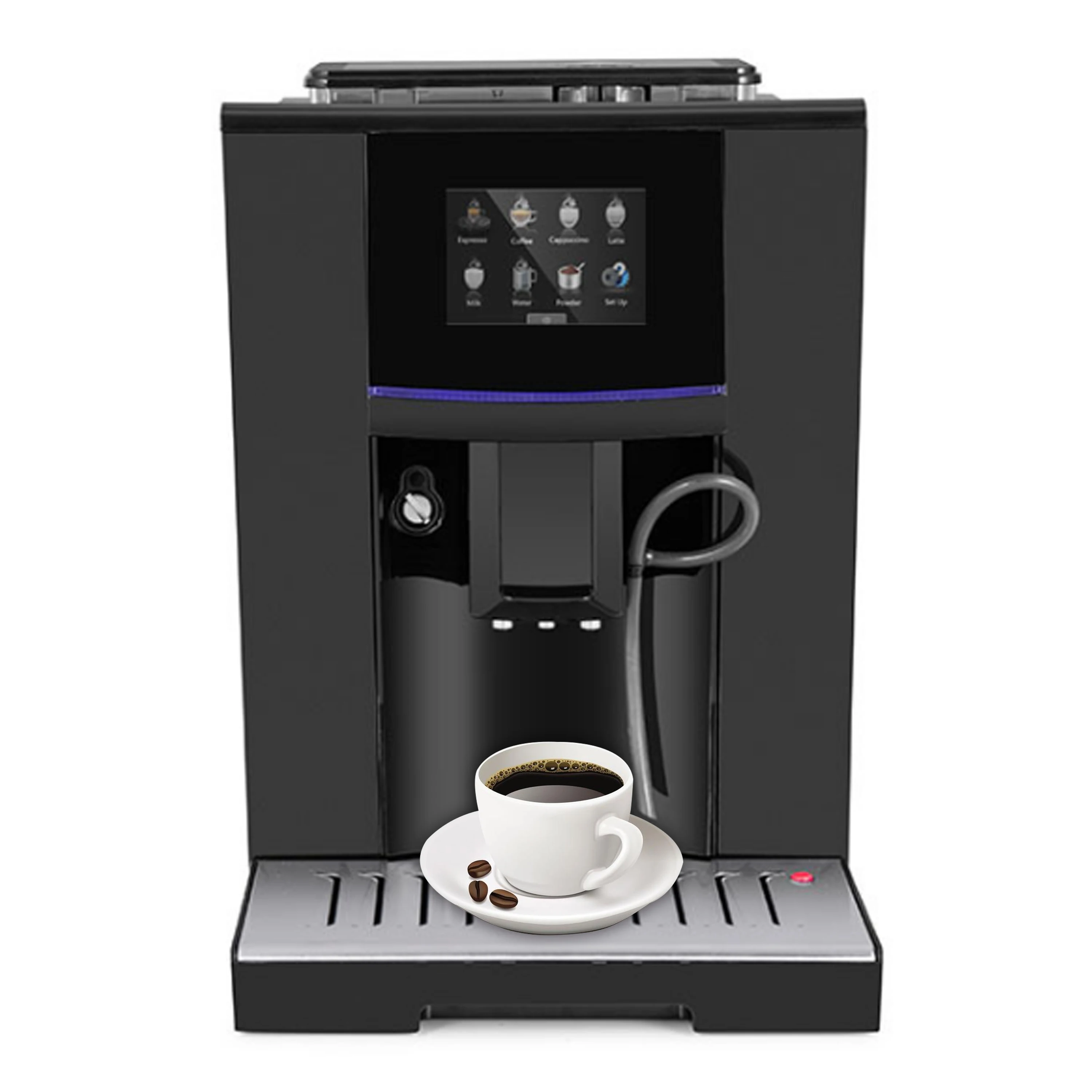 Cappuccino Latte Espresso Maker Smart Bean To Cup Automatic Coffee Machine