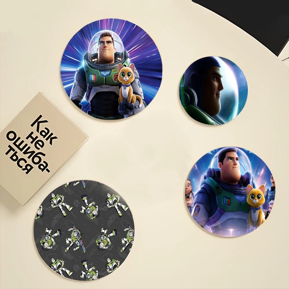 

Disney Buzz Lightyear Mousepad Anti-Slip Round Kawaii Cartoon Anime Gaming Mouse Pad Keyboard Mouse Mats Deskpad Girls