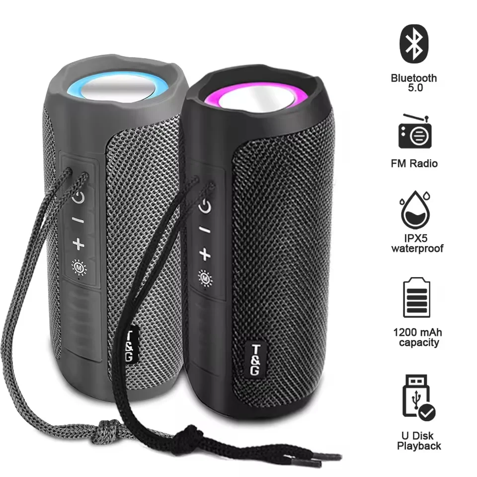 Wireless Outdoor Portable Speakers, Compatible With Hands Free Calling Subwoofer Speaker_voghion.com