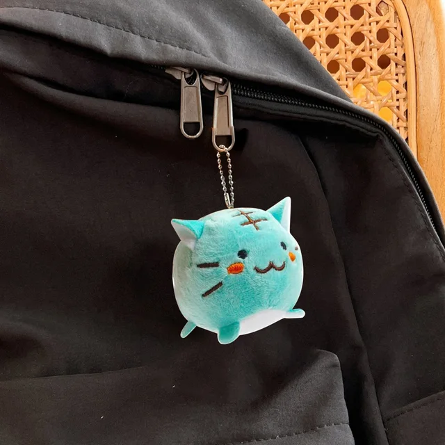 NEW 1PCS Kawaii 6CM Cats Stuffed TOYS Keychain Cat Gift Plush TOY DOLL for Kid's Party Birthday Plush Toys for Girl 2