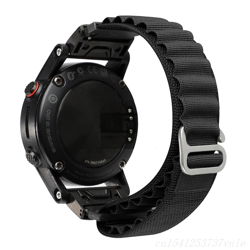 Watch Strap Garmin Fenix 3 Hr Sapphire  Watch Strap Garmin Fenix 6x Pro  Nylon - 26mm - Aliexpress