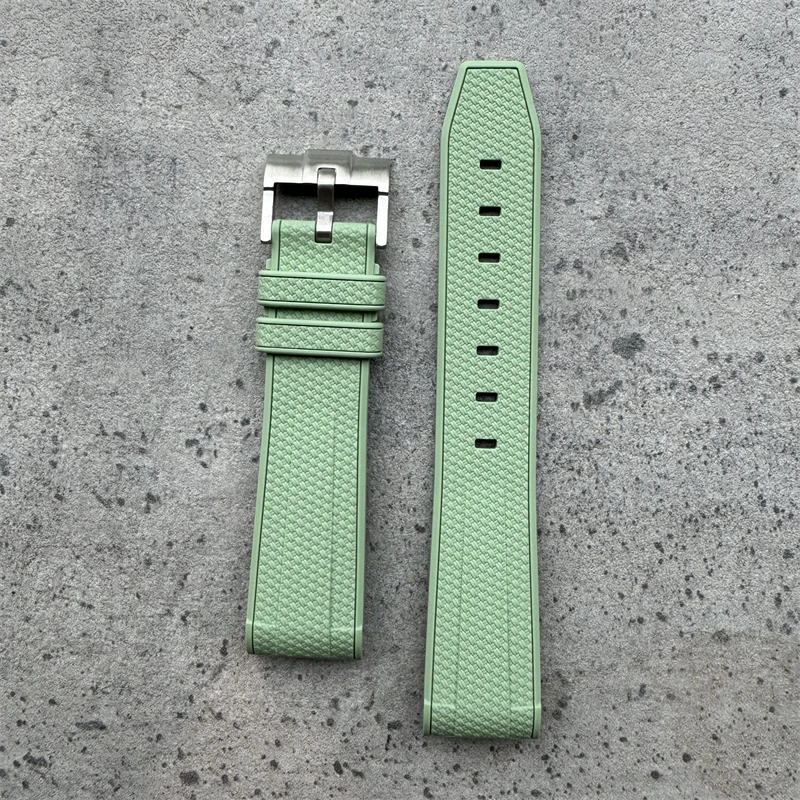 Multicolored Premium Silicone Watch Strap - 20mm High-Quality Rubber Band