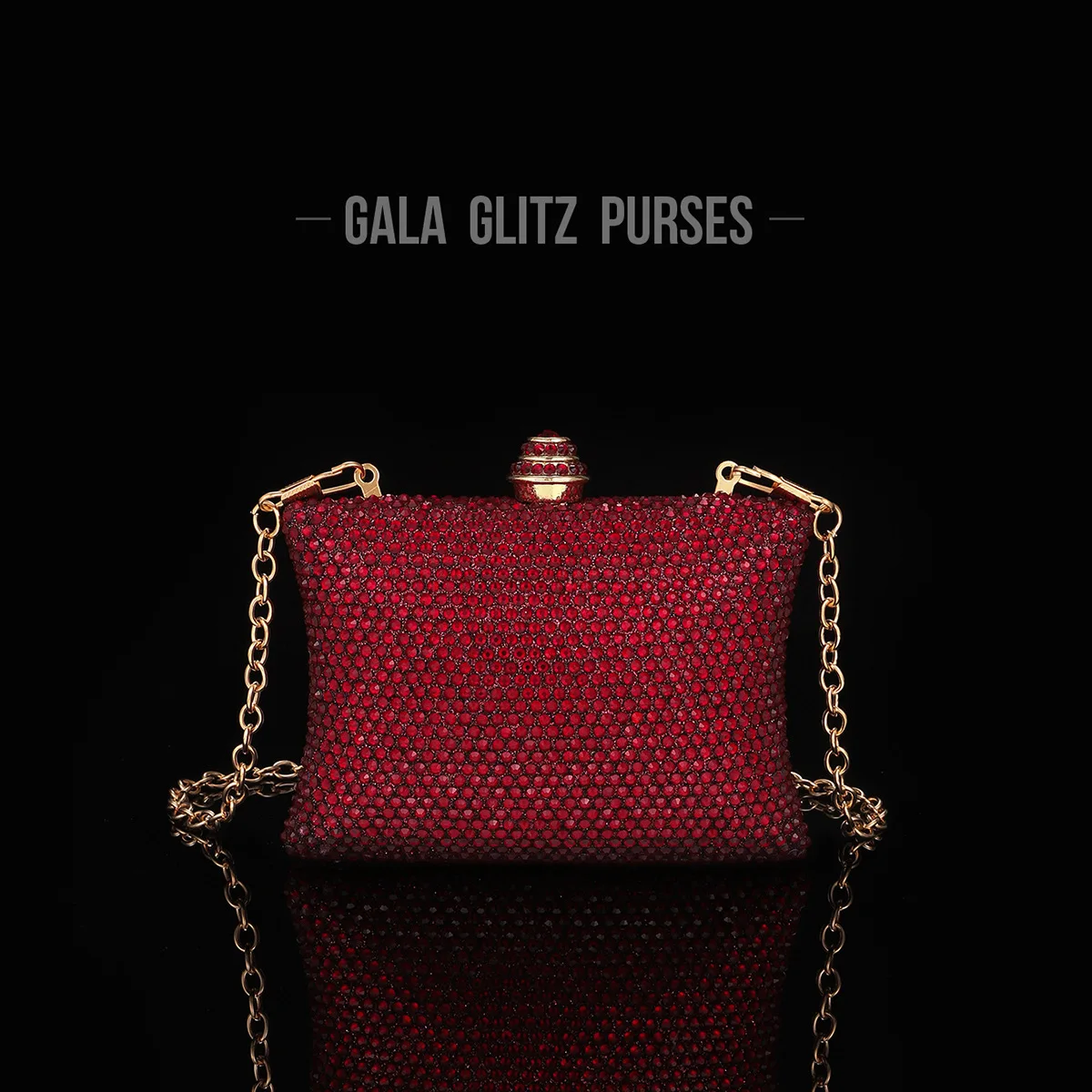 حقيبة يد نسائية كريستال فاخرة من فاشن فيوجن