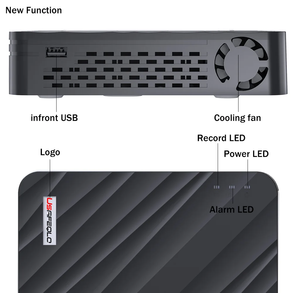8MP H.265 NVR with Face Human Support Xmeye Pro App Mobile Monitoring 36CH 32CH 16CH 10CH 4K H.265 NVR HD 3840*2160 Output network video recorder