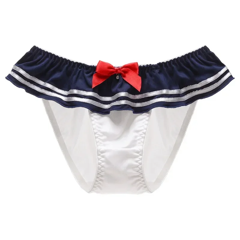 Japanese Navy Style Cartoon Cosplay Milk Silk Underwear Bow Panties packaging
