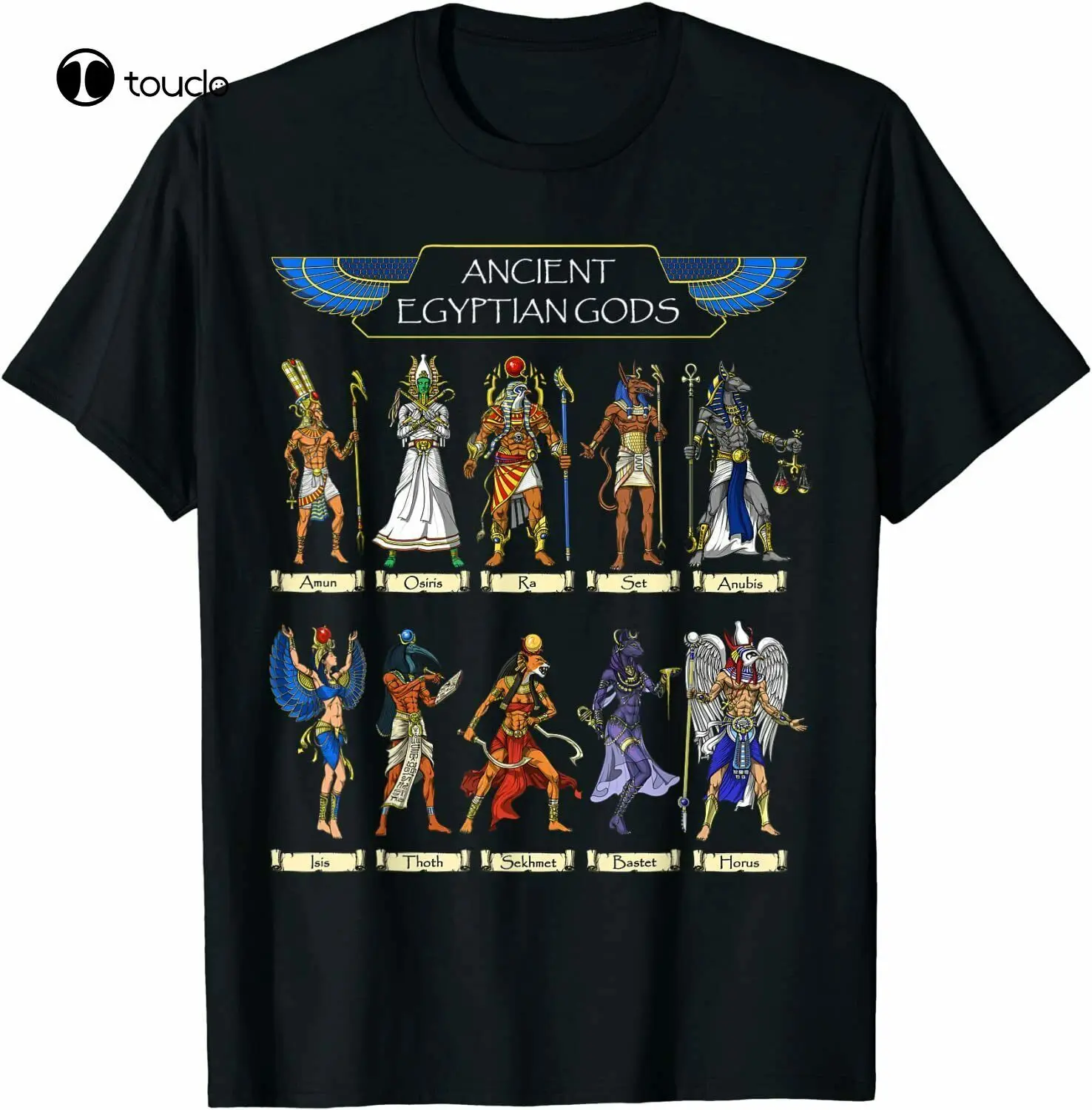 

New Egyptian Gods Ancient Mythology Pharaoh Anubis Thoth Horus - T Shirt S-5Xl Tee Shirt Cotton T Shirt Fashion Tshirt Summer