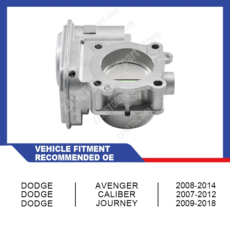 ZANETOL Throttle Body Assembly Parts For CHRYSLER SEBRING 2007~2010 for DODGE AVENGER 2008~2014 68420395AB 4891735AC 4891735AD