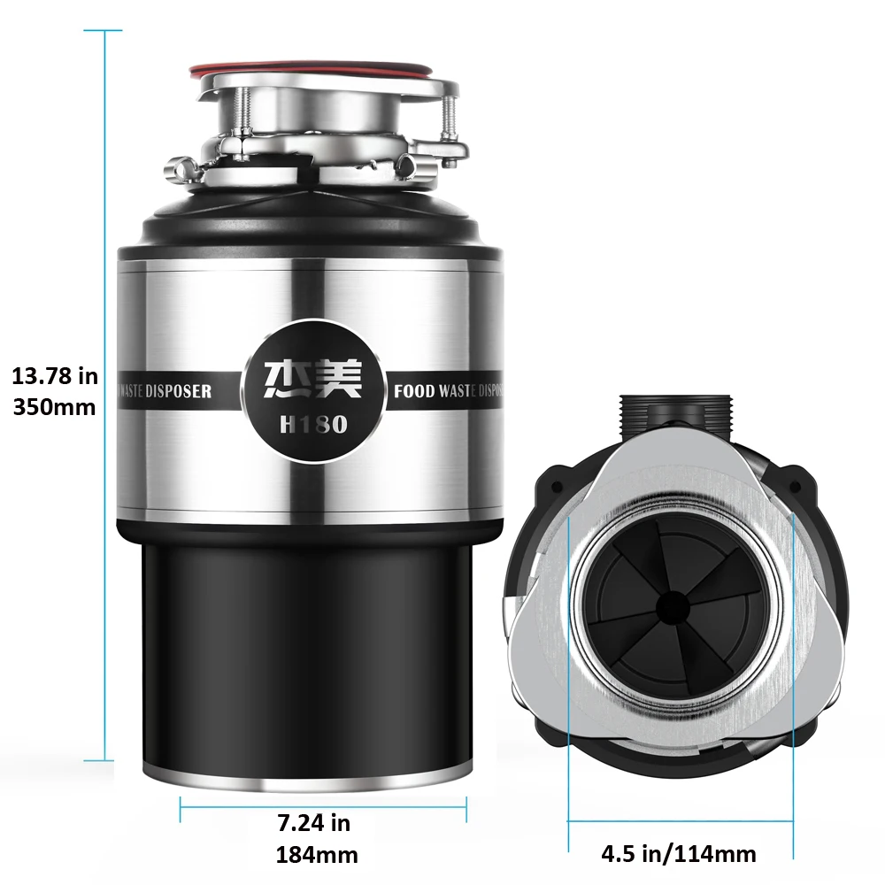 Kitchen sink food waste disposer garbage disposal machine for food shredder