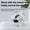 Ferrofluid Music Rhythm Lamp Magnetic Fluid Pickup Desktop Speakers Companion Visual Display Lamp Dancing Magnet Liquid Toy Gift 4