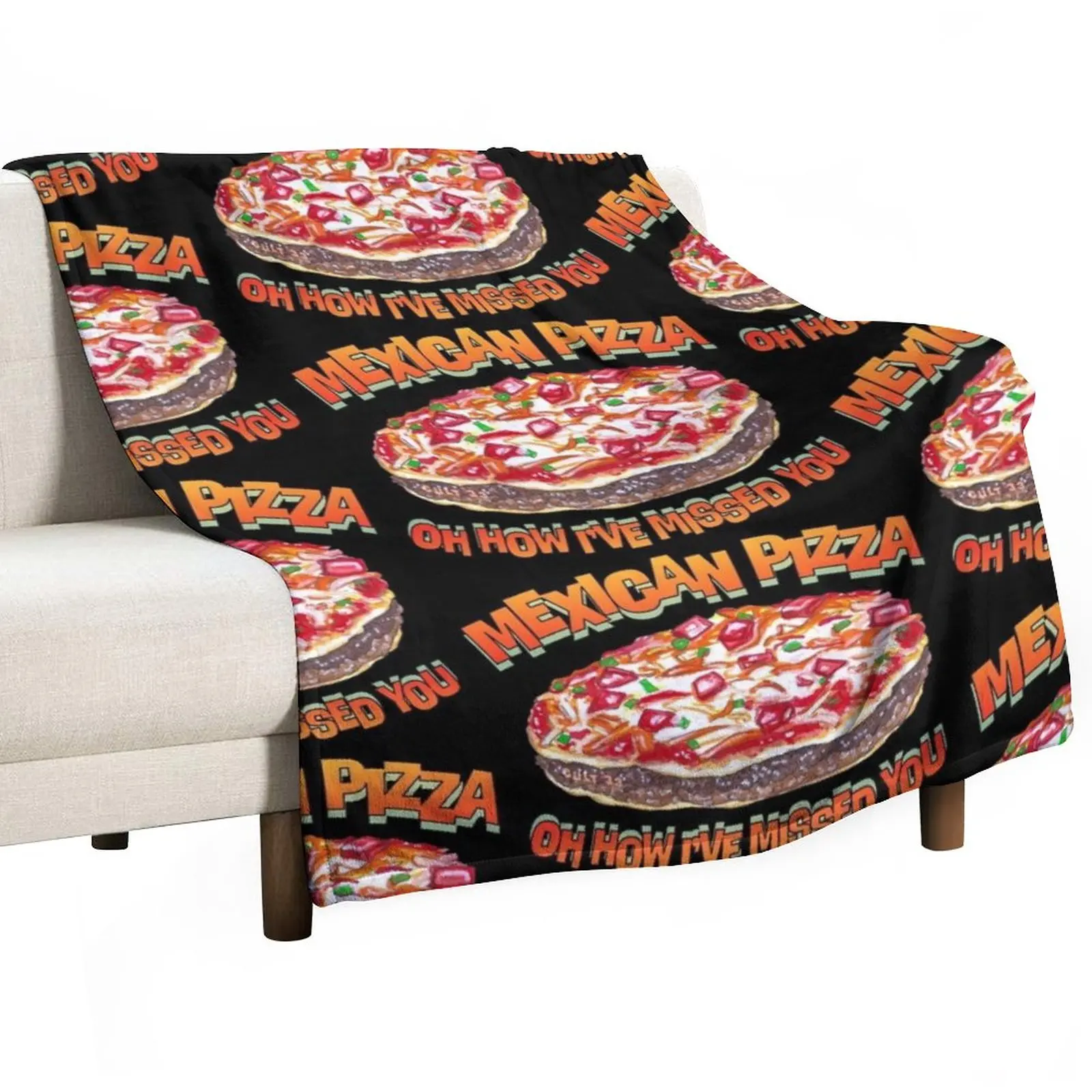 

Mexican Pizza Throw Blanket Blanket For Baby Sofa Blankets