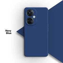 Premium Liquid Silicone Soft Phone Case - High-Quality Protective Cover for OnePlus Nord CE3Lite (Navy Blue)