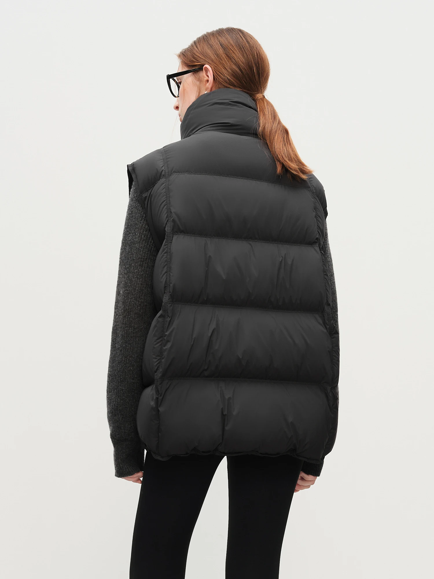 FSLE 2025 Winter Women's Korean Style Stand Collar Puffer Vest - Lightweight Down-Free Design Oversized Cloud-Like Fit Casual