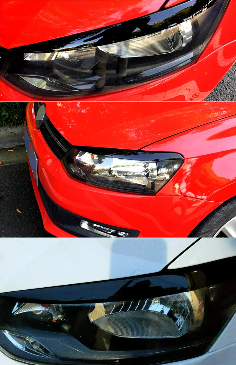 Fit Für VW Volkswagen Polo Mk5 6R 6C 2011 2012 2013 2014 2015 2016 2017 Hinten Fenster Flossen Form Seite spoiler Flügel Trim – Detail 6